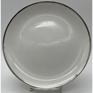 2 Vtg Harmony House Fine China Moderne 3545 Salad Lunch 7.5” Plate